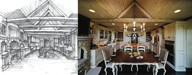 Rustic Elegance Kitchen rustic