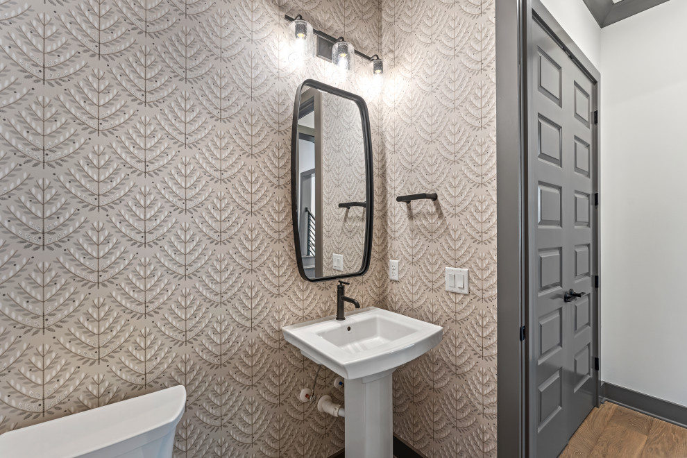 Example of a transitional home design design in Miami