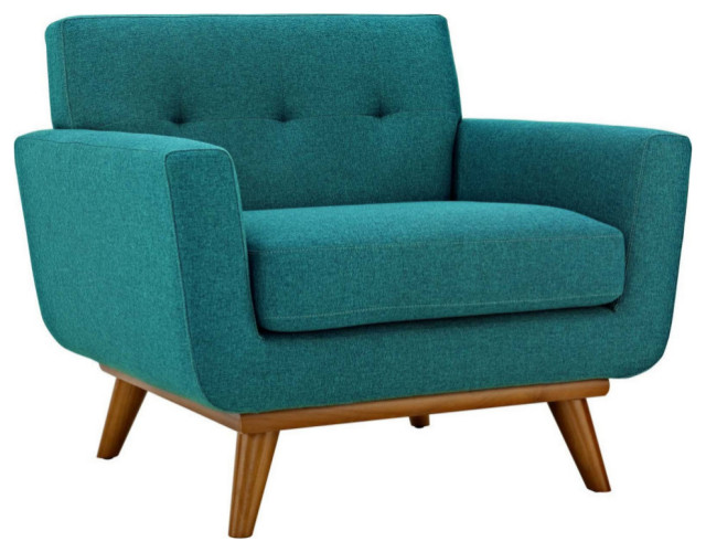 Giselle Teal Sofa Loveseat And Armchair 3Piece Set Contemporary