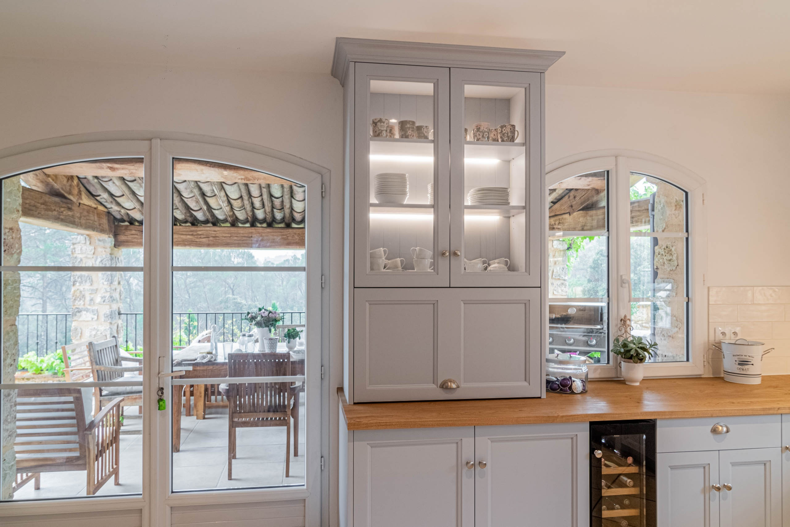 Création d'une cuisine de 50m² en bois