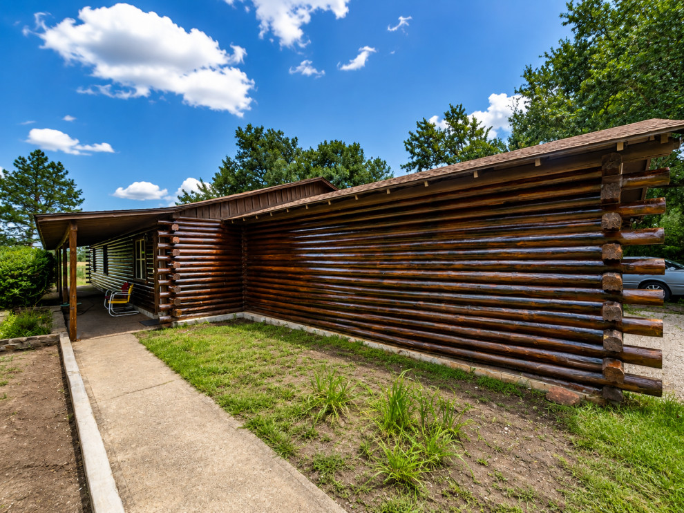 Log Home Exterior Transformation
