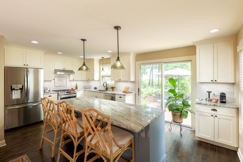 Kitchen - transitional kitchen idea in Chicago