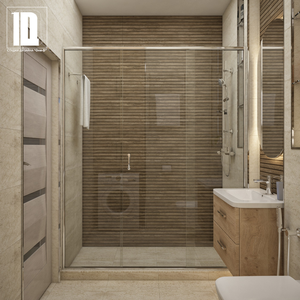 Дизайн-проект "Южное солнце" квартиры в ЖК Посейдон город Сочи 36 м2