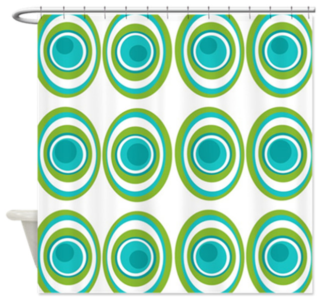 Mid Century Modern Shower Curtain Contemporary Shower Curtains