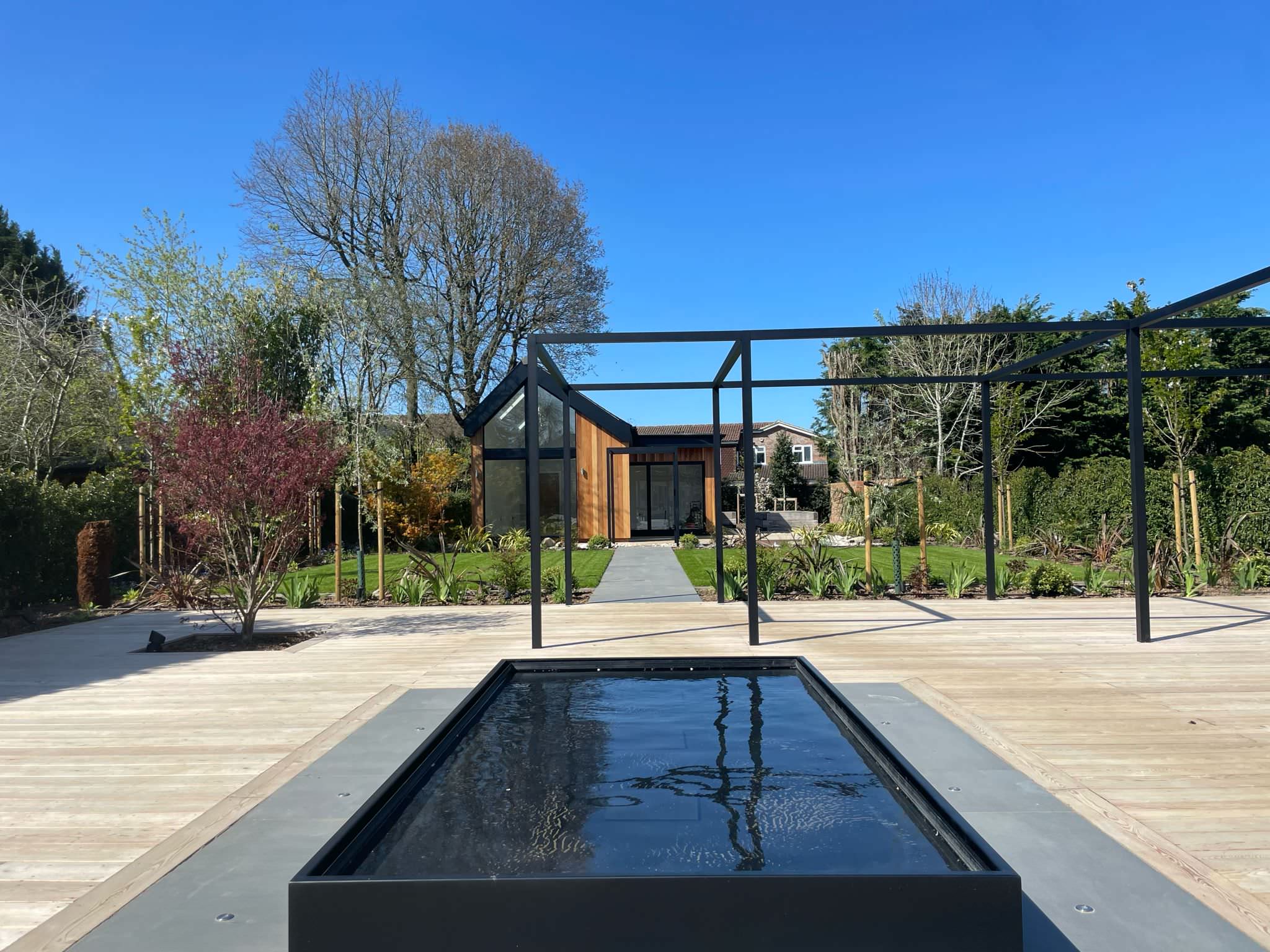 Bespoke Garden Room & Landscaped Garden, Blackmore End, Harpenden, Hertfordshire