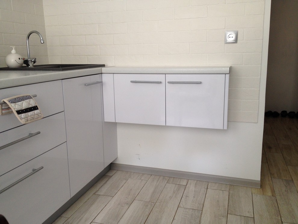 Вариант дизайна маленькой кухни