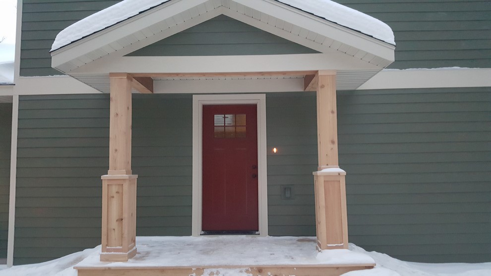 Home design - rustic home design idea in Minneapolis