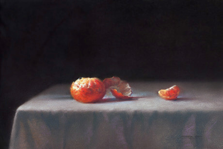 Still Life With Tangerine Original By Sabrina Zhou