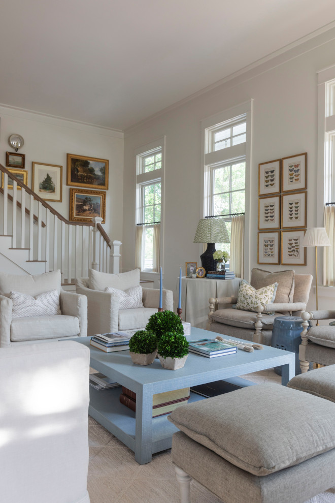 Living room - country living room idea in Other