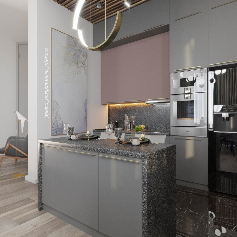 Дизайн проект квартиры 130м2 "Курорт в городе" (Resort in the City)