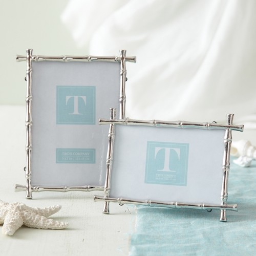 Two's Company Silver Bamboo Frame, Small