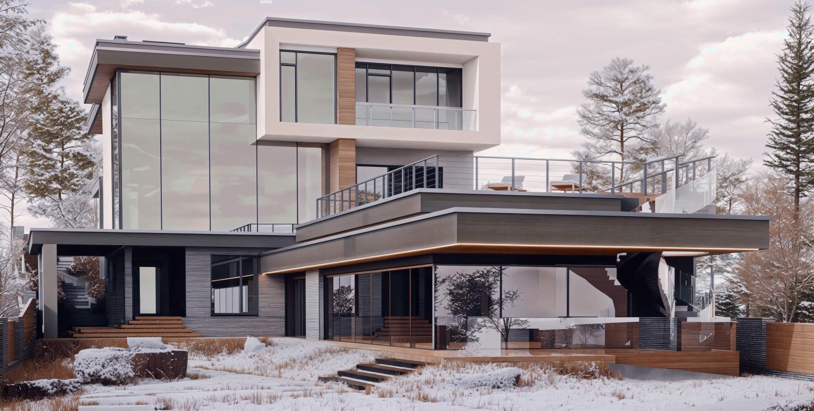 Проект загородного дома The CUBE ZERO