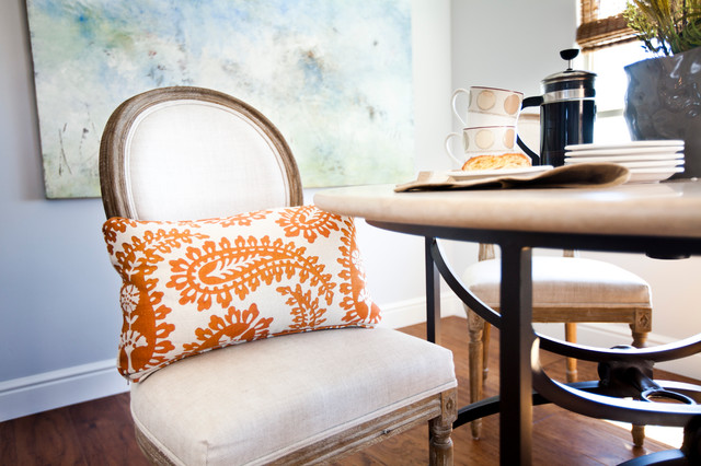 Soft Gray Getaway contemporary-dining-room