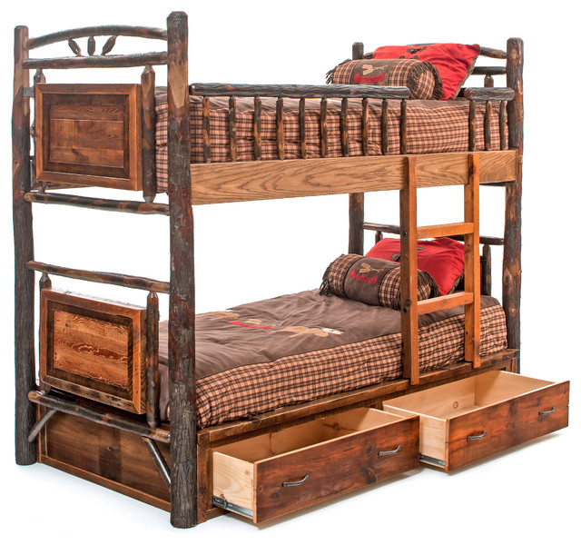 rustic bunk beds