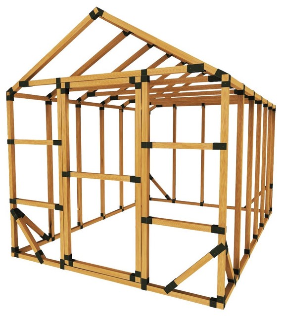 8x12 Standard Greenhouse Kit Greenhouses by EZ Frame Structures & Shelters, LLC