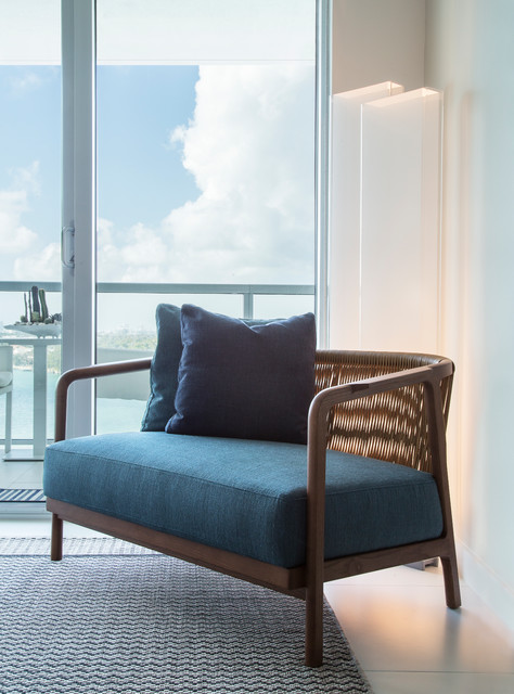 Miami Beach maritim-vardagsrum