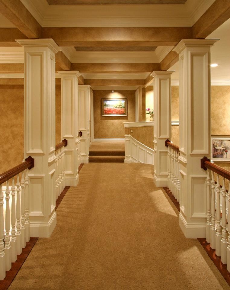 Inspiration for a large traditional hallway in Chicago.