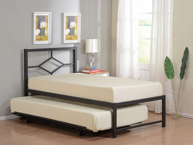 39 Twin Size Day Bed Frame With Pop, Twin Truffle Bed Frame