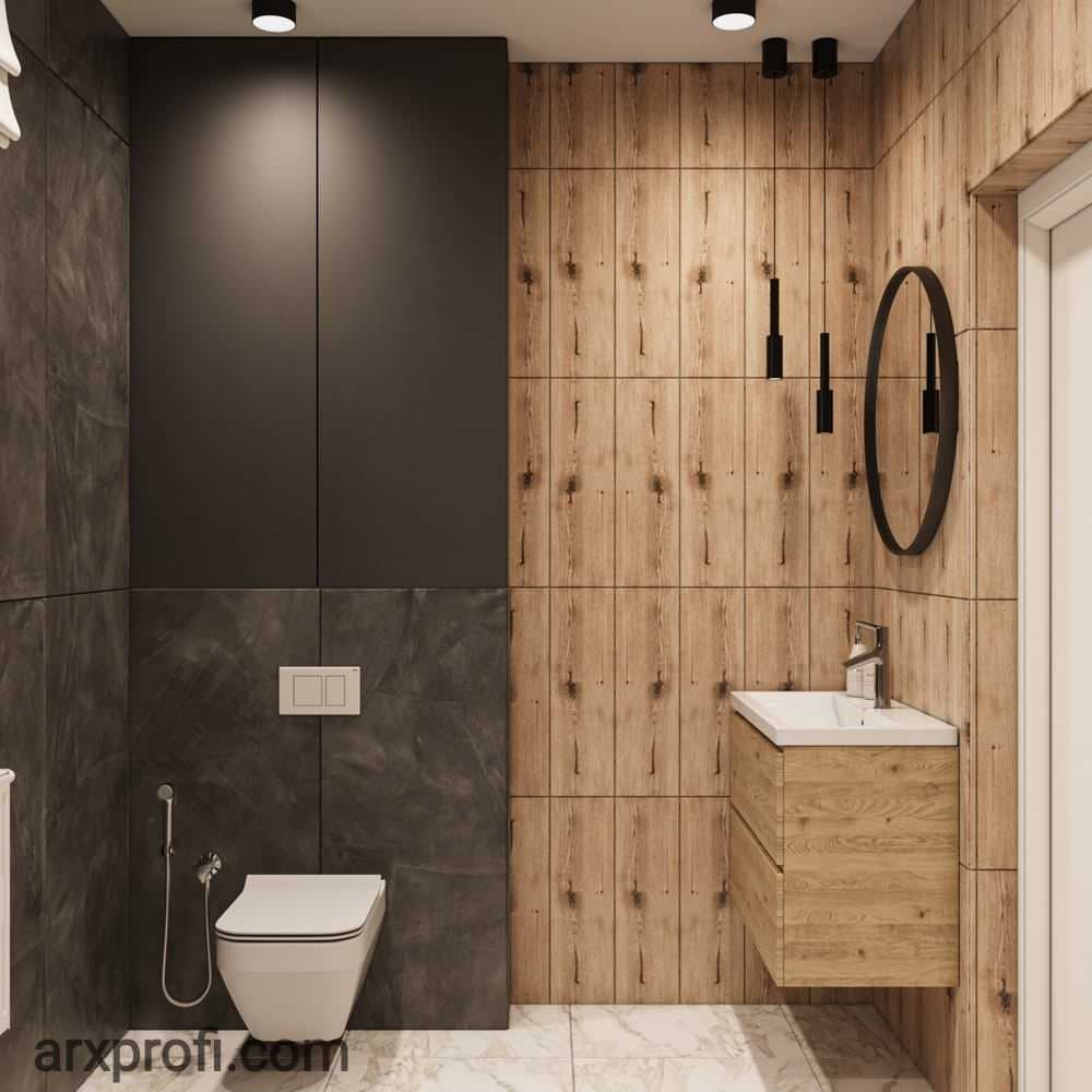 Проект интерьера дома 200 м2 в Южно-Сахалинске