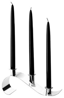 Surf Candleholder With Candles - Contemporary - Candle Holders 
