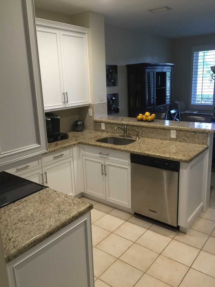 Kitchen - transitional kitchen idea in Miami