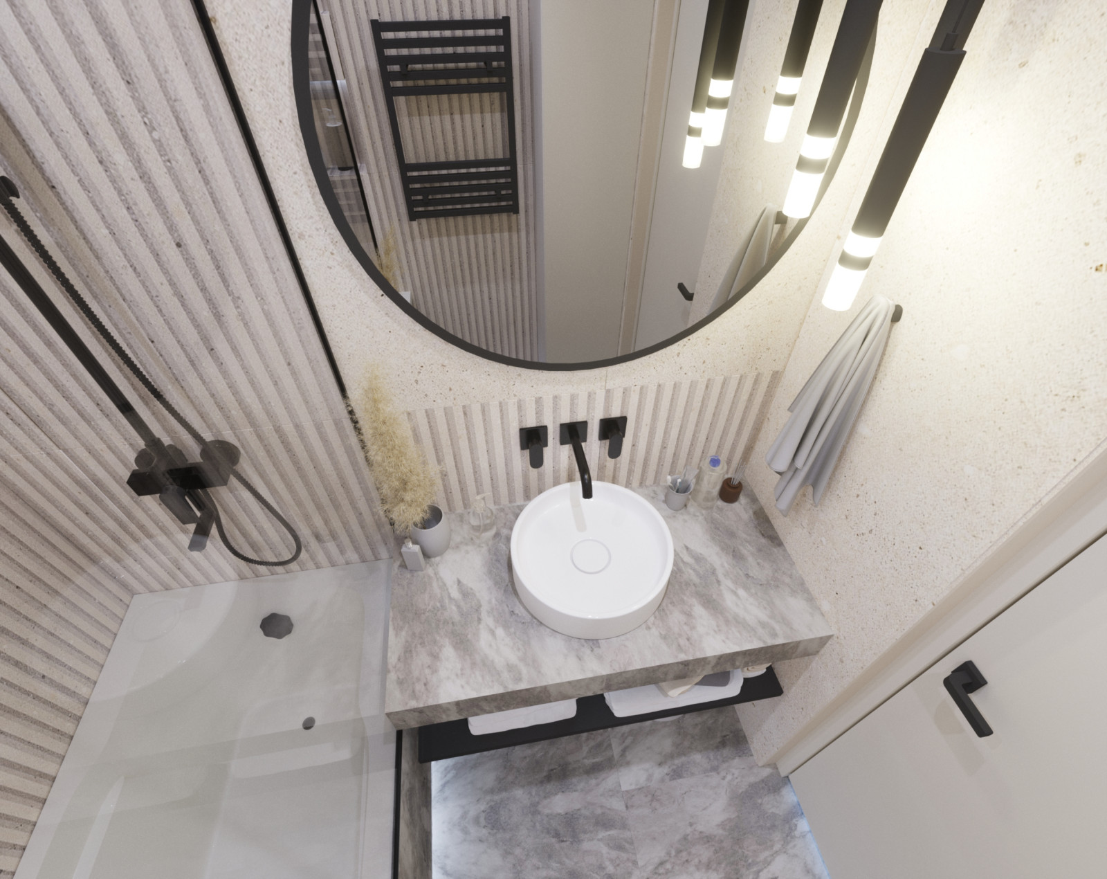 3-д визуализация ванной команты