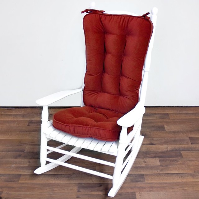 Jumbo Rocking Chair Cushion Set 5161 Cream Contemporary Seat Jumbo Rocking Chair Cushion Set 5161 Cream