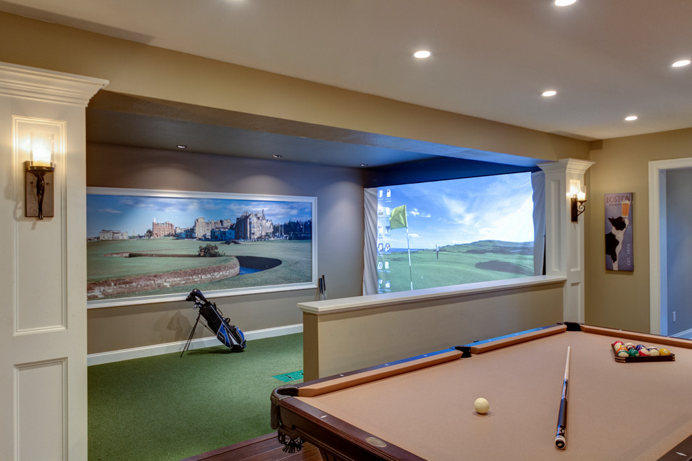 Game Room Renovation - Traditional - Basement - Other - by Debra Pacoe