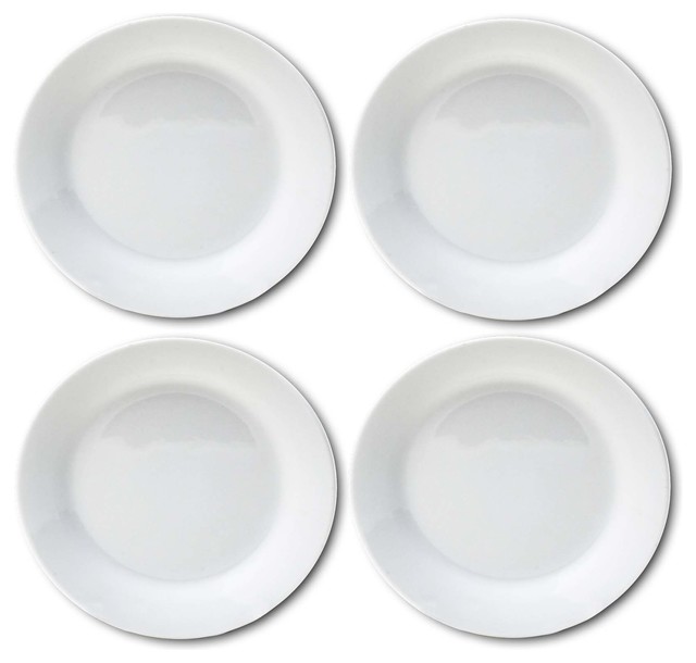 Tag Everyday Whiteware Small Appetizer Plate, Set of 4 Salad And