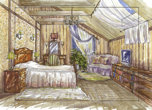 Альбом эскизов для интерьеров