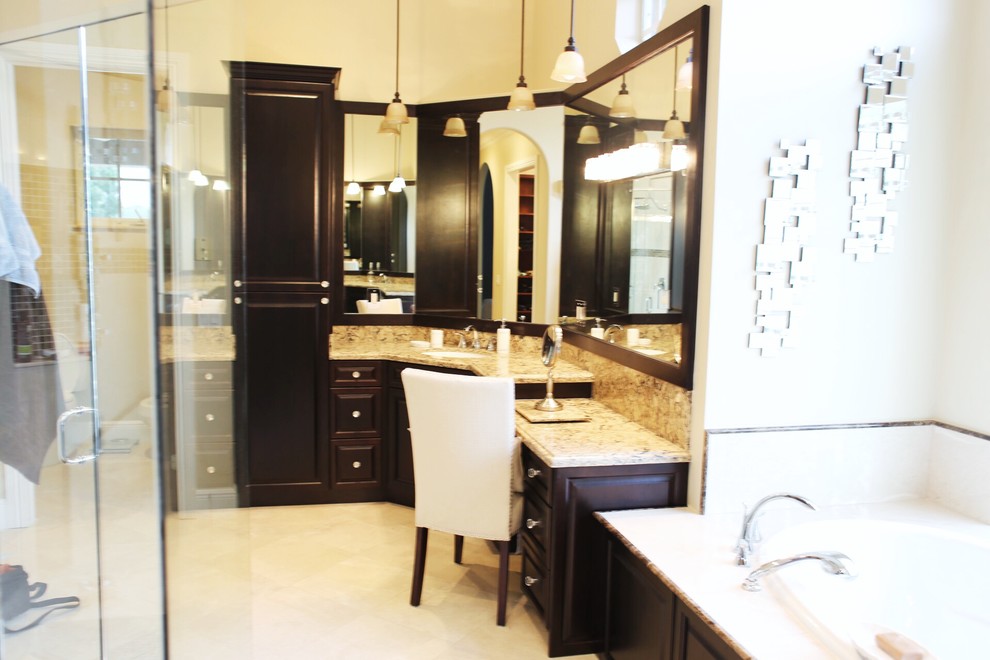 Master Bathroom remodel Traditional Miami by Absolute Kitchen and