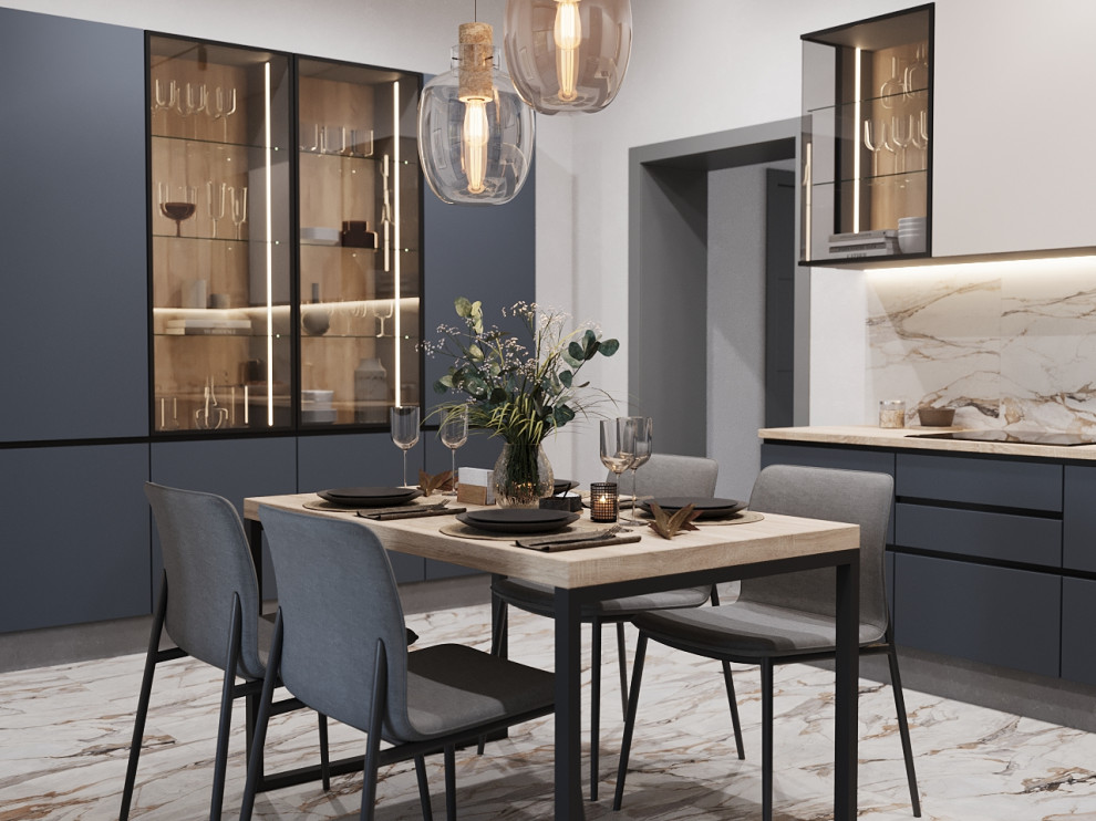 Кухня в московском таунхаусе