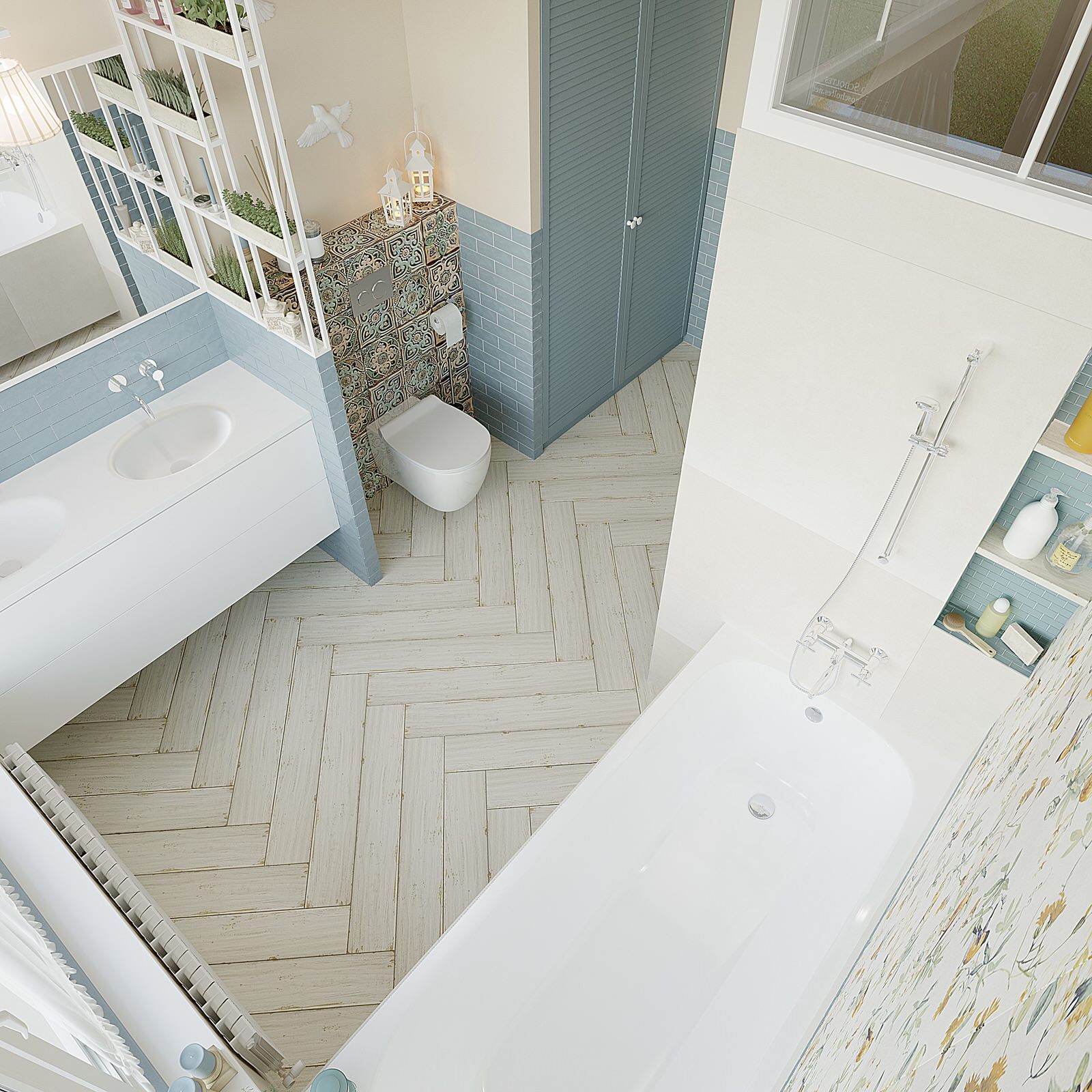 Ванная комната для женской половины семьи