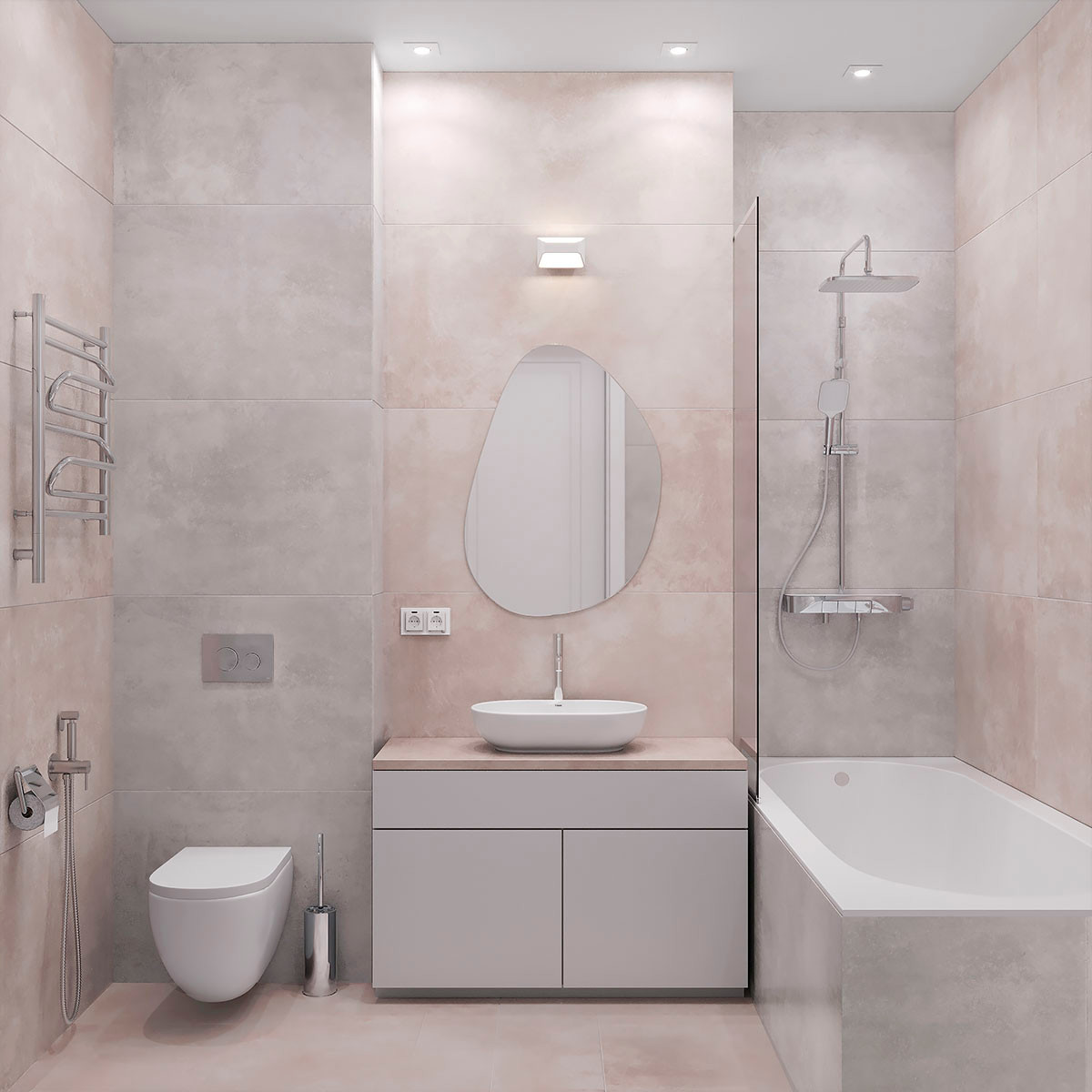 Проект "Персиковый минимализм"