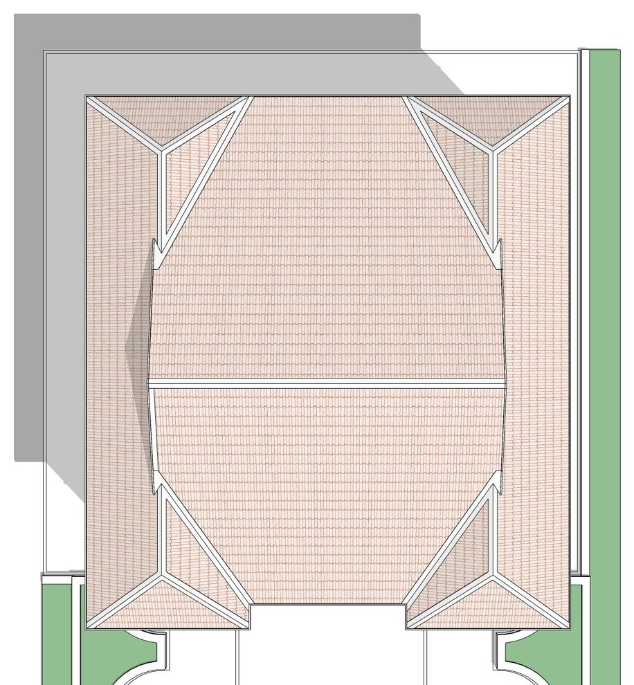 Гостевой дом. План кровли