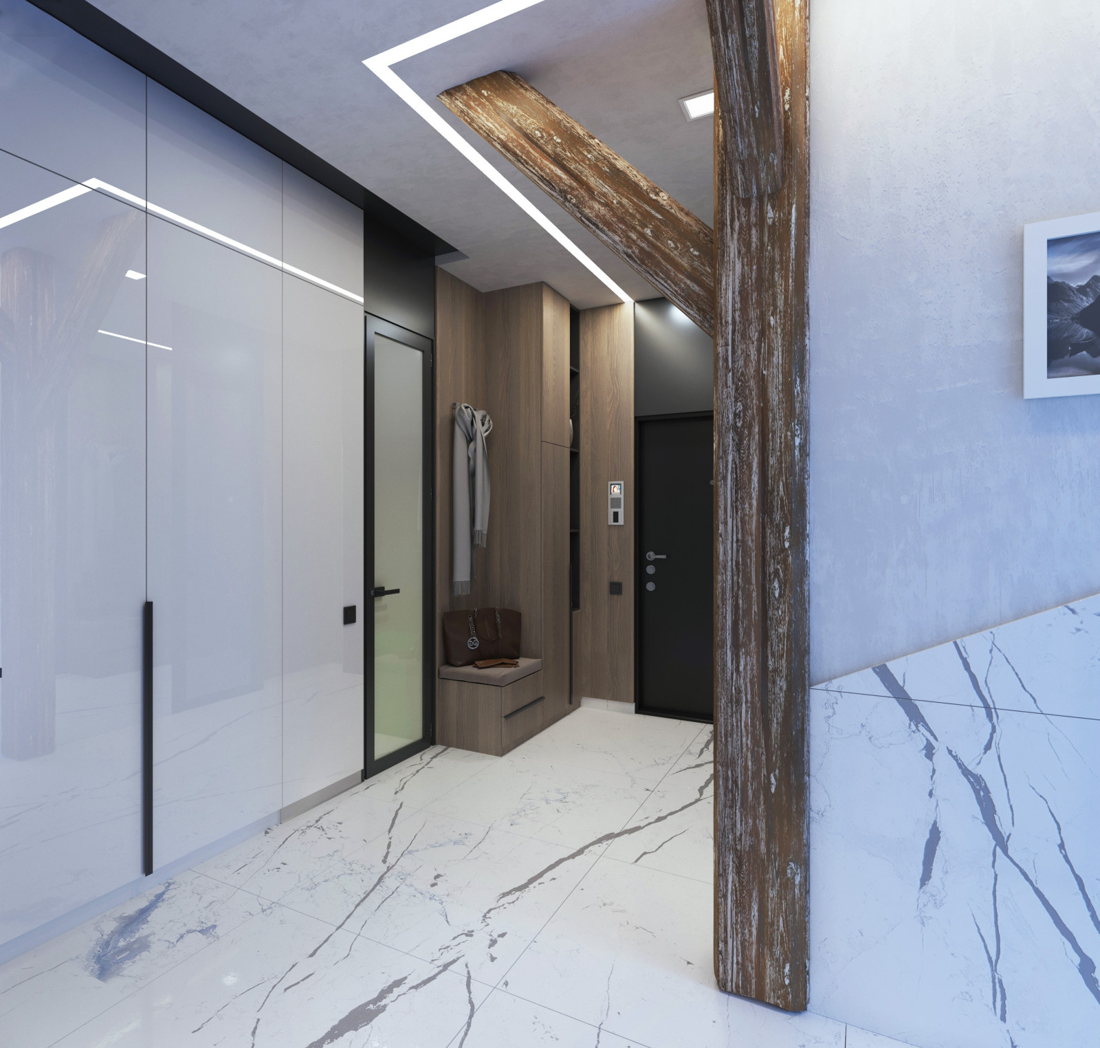 Интерьер квартиры ЖК "ЭВОЛЮЦИЯ", Новосибирск