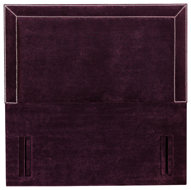 Monza Floor Standing Headboard, Hercules Purple, UK King