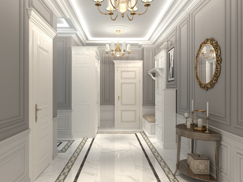 Холл 3х комнатной квартиры ЖК Триумф