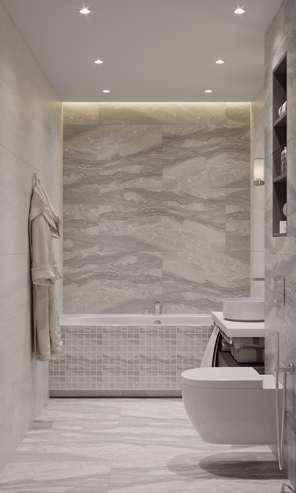 Трехкомнатная квартира в стиле КОНТЕМПОРАРИ