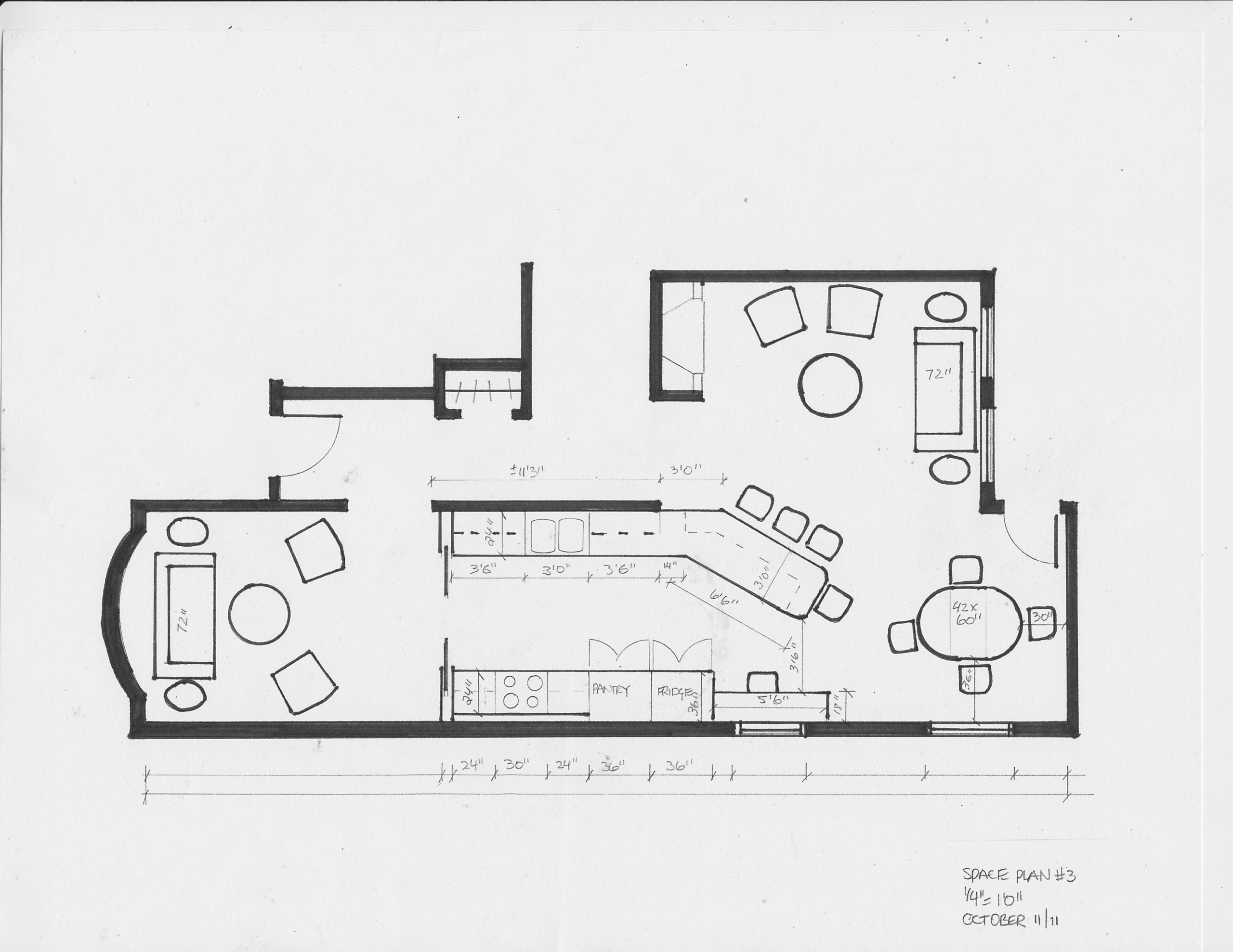 residential space plans- kingston main floor space plan