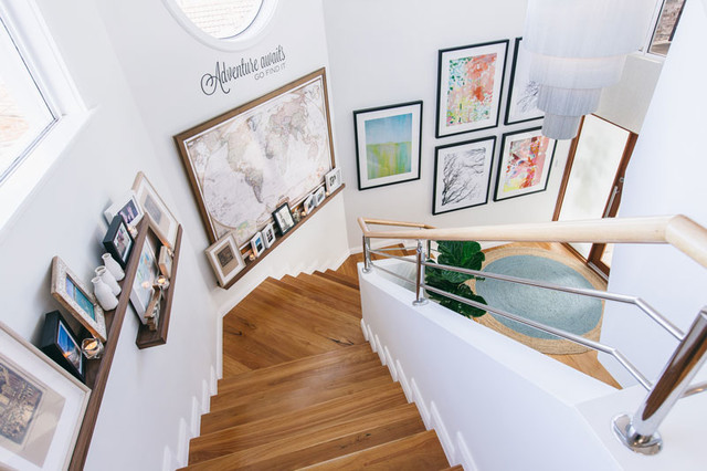 North Beach eclectic-staircase