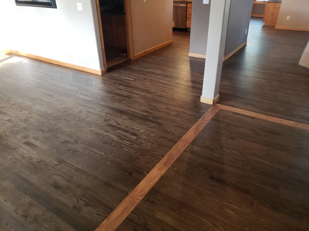 Hardwood Elegance with Custom Inlays & Entry Border