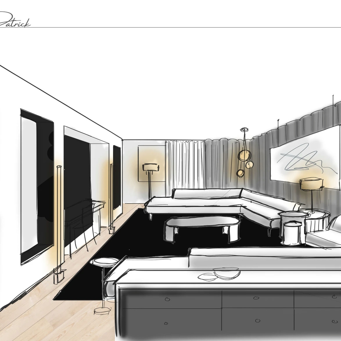 Sherman Oaks | Swanky Black and White Contemporary Home