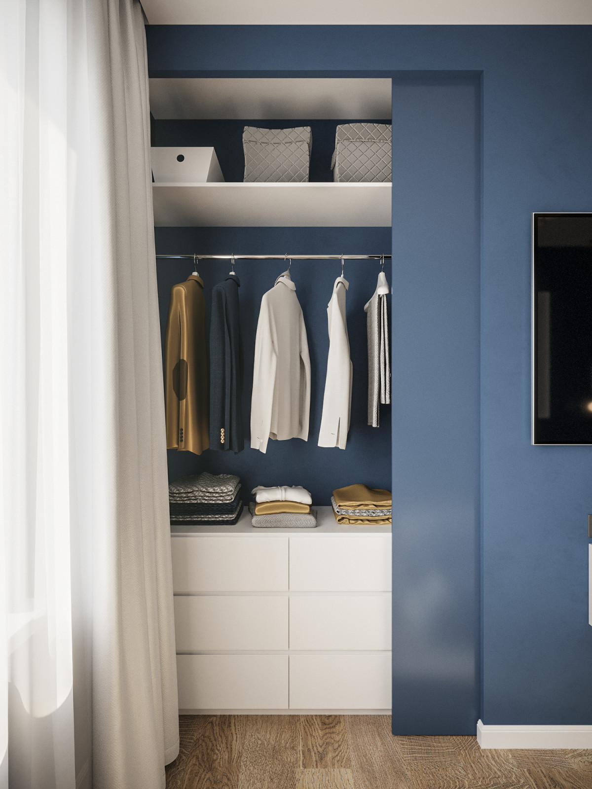 Двухкомнатная квартира 55 м.кв.