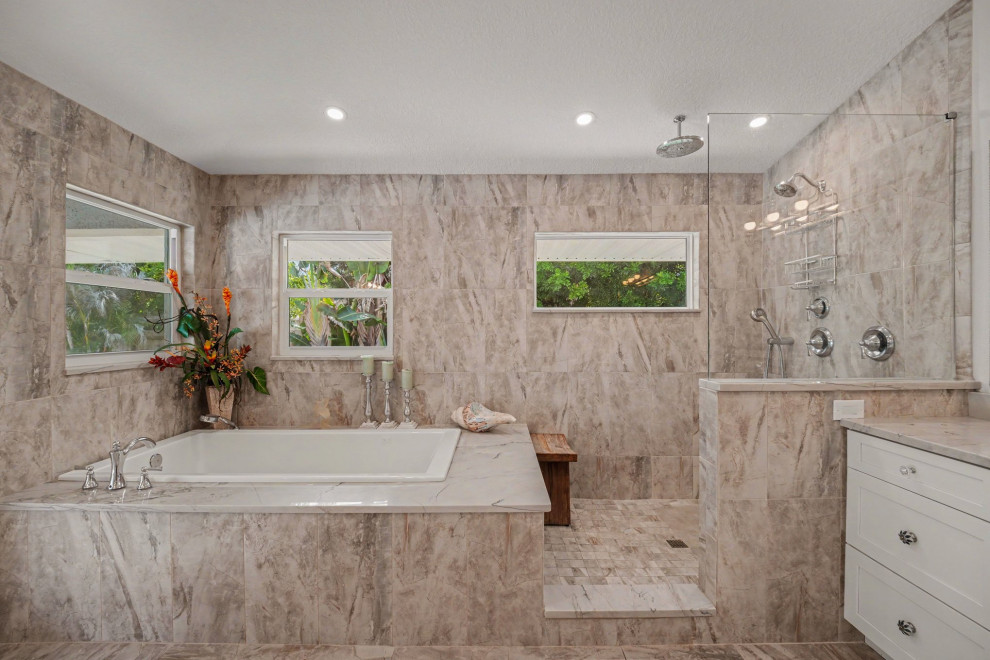 Beachside Home Bathroom Transformations