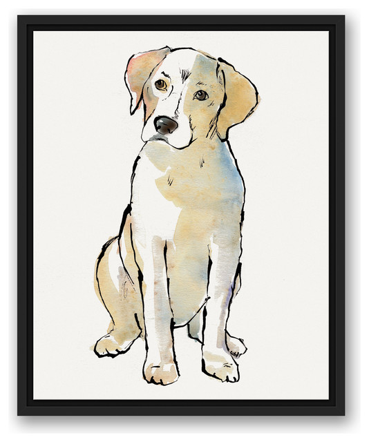 Yellow Labrador Dog Wall Art Contemporary Prints And Posters by