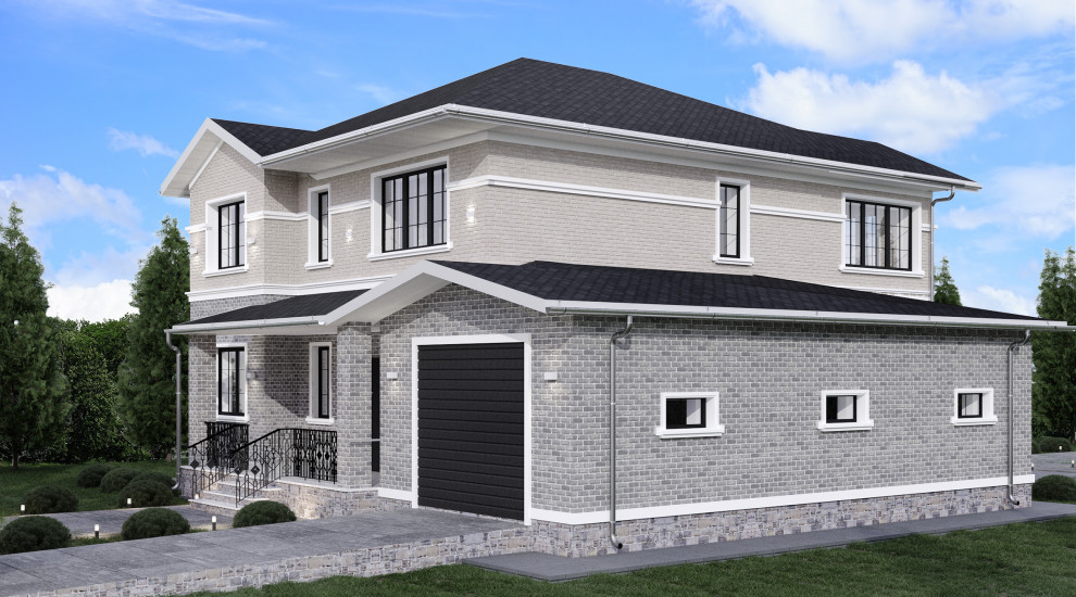 Визуализация построек на участке в Минском районе, д. Слабода