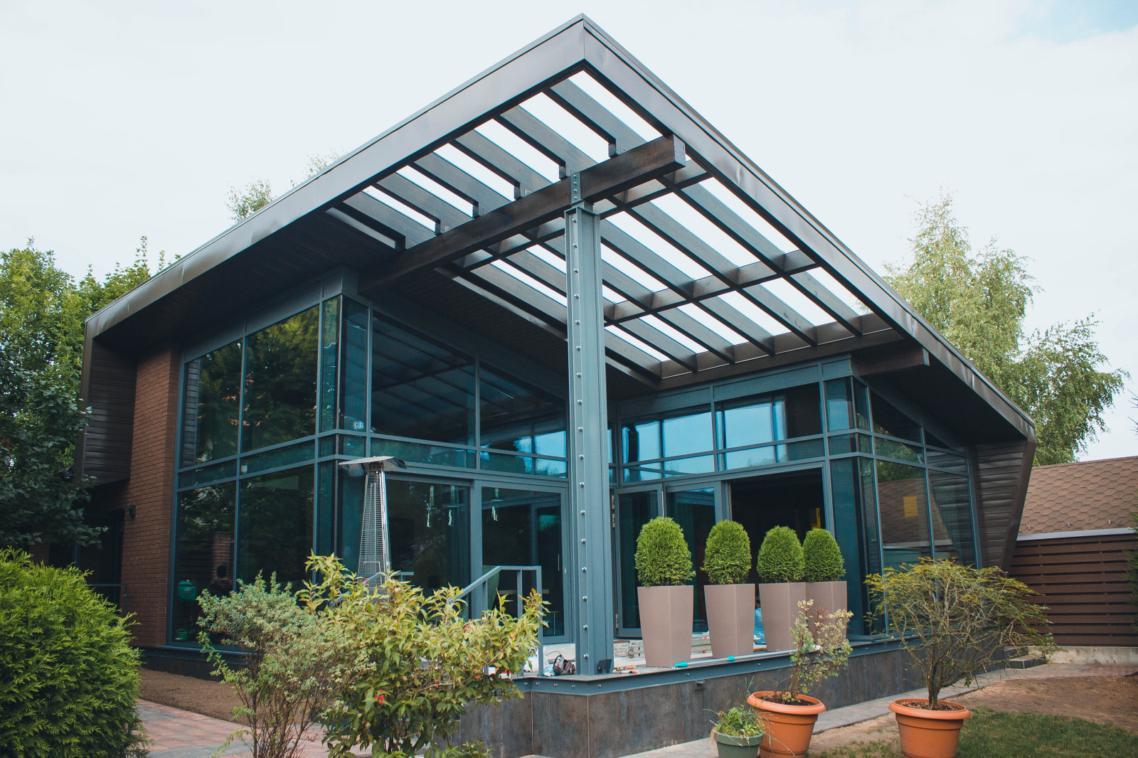 Остекление частного коттеджа. Новая Москва