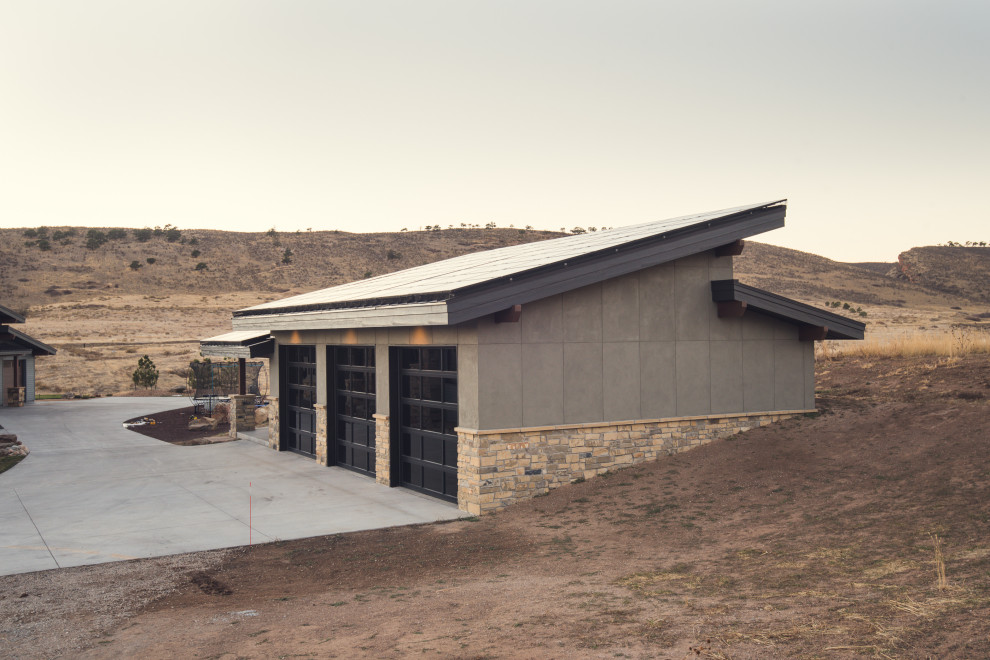 Inspiration for a modern home design remodel in Denver