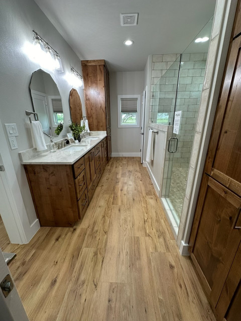 Rustic Scandinavian scandinavian-bathroom